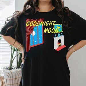 Goodnight Moon T-Shirt Turboslayya Funny Cartoon Meme Graphic Fan Tee 92